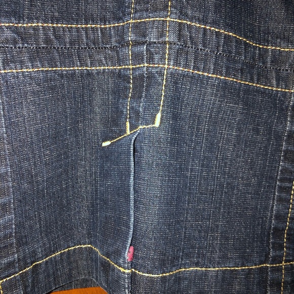 Anthropologie Denim Jacket by Louie great condition size 6 - Picture 9 of 16